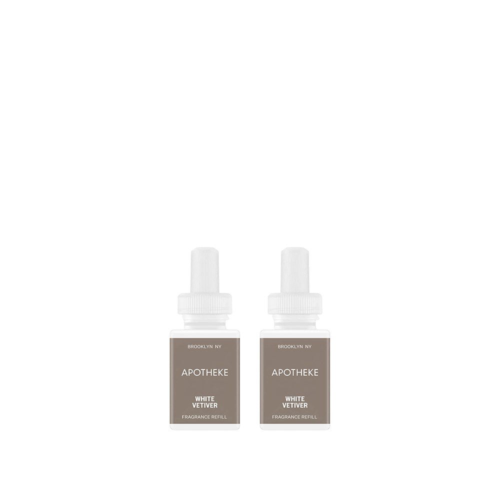 White Vetiver Pura Smart Scent Fragrance Refill, Set of 2 by APOTHEKE at Shirley Shoppe