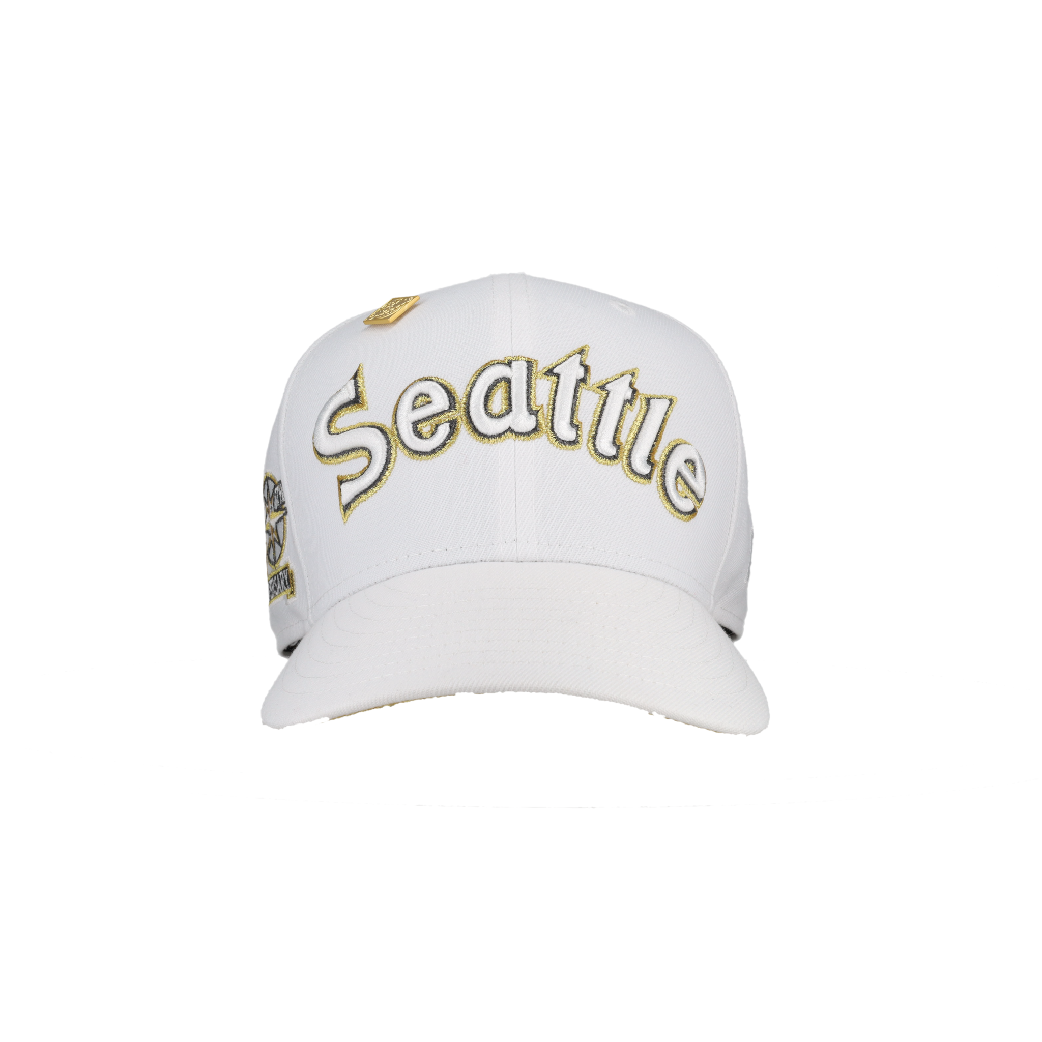 Seattle Mariners Pure Royalty Collection 20th Anniversary Patch Fitted Hat