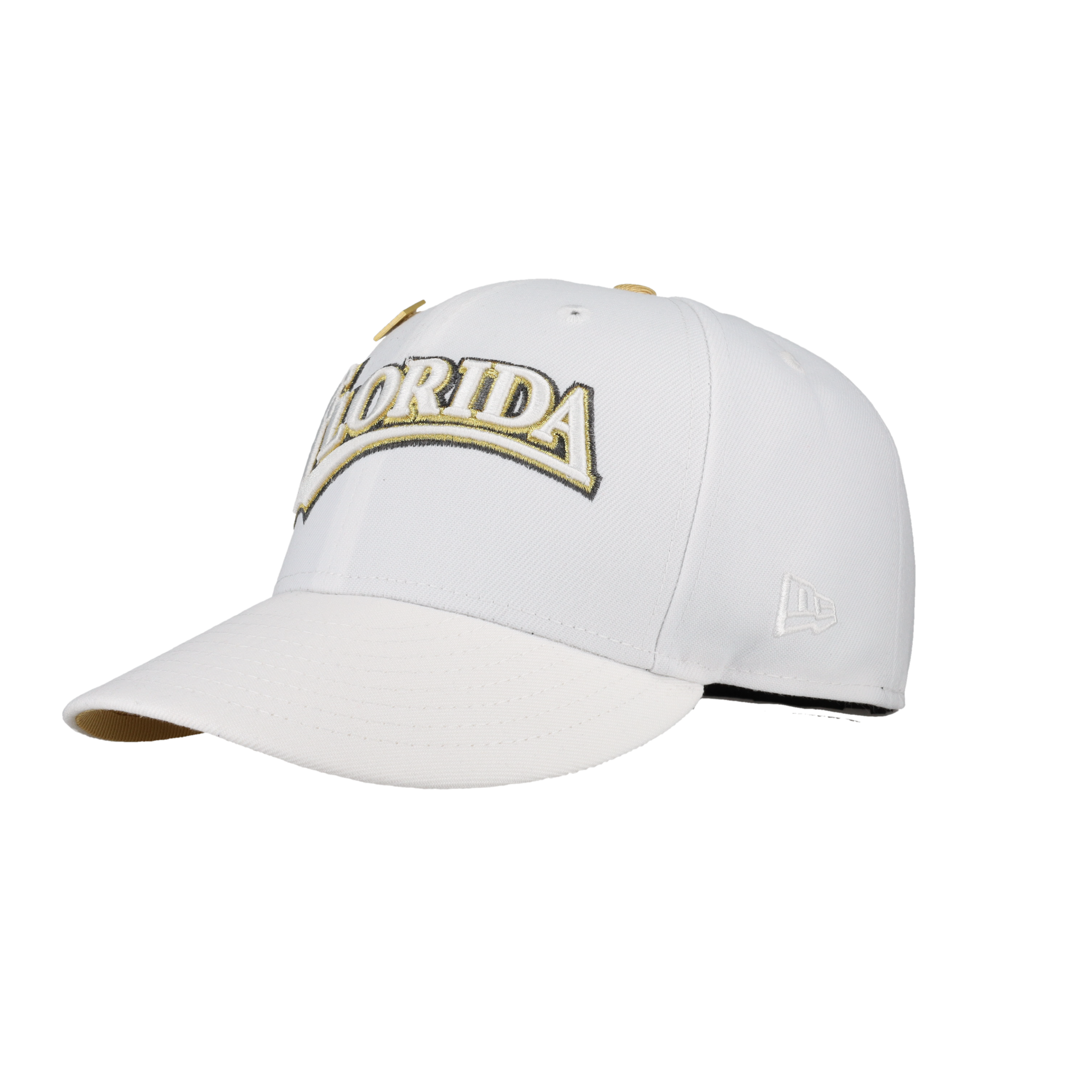 Florida Marlins Pure Royalty Collection 25th Anniversary Patch Fitted Hat