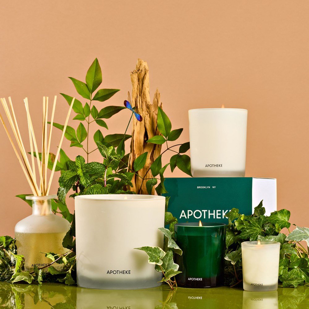 Wild Mint and Ivy Votive Candle by APOTHEKE at Shirley Shoppe