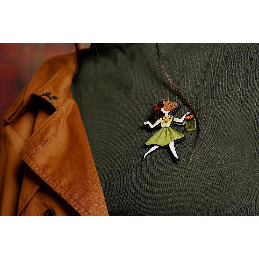 Wolf Scout Brooch by Laliblue by Quirks! at Shirley Shoppe