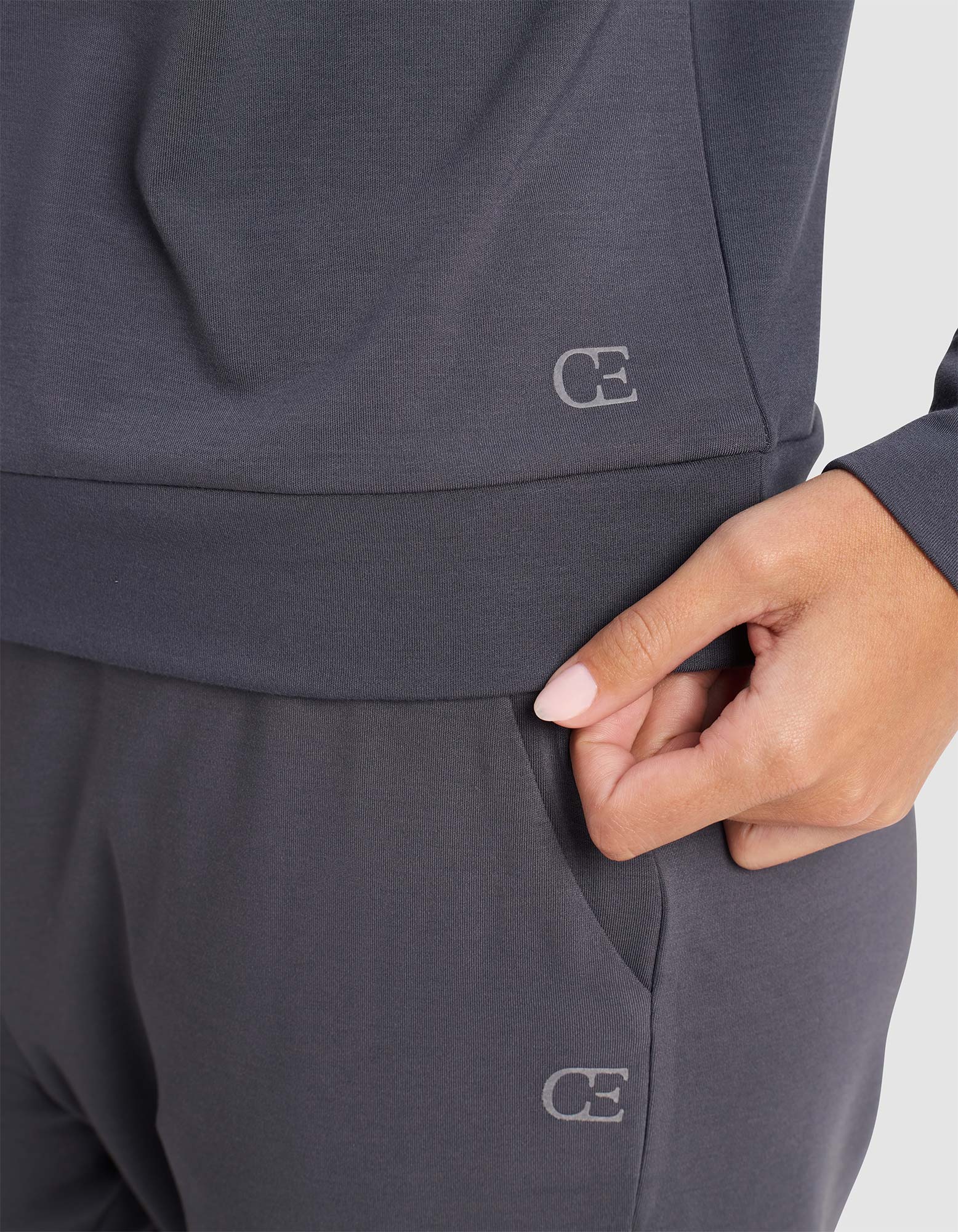 Women's Brushed Bamboo Jogger Set by Cozy Earth at Shirley Shoppe