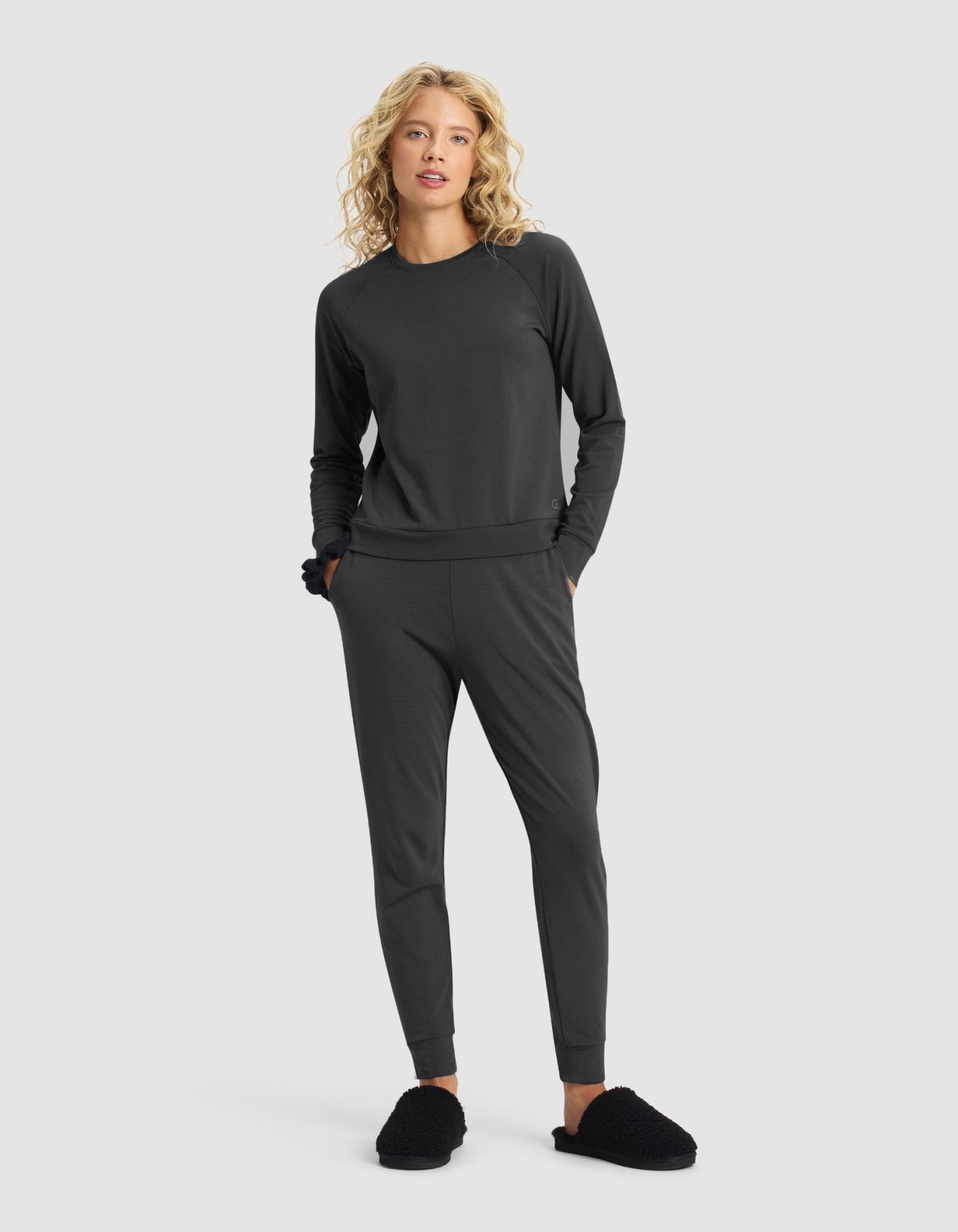 Women's Brushed Bamboo Jogger Set by Cozy Earth at Shirley Shoppe