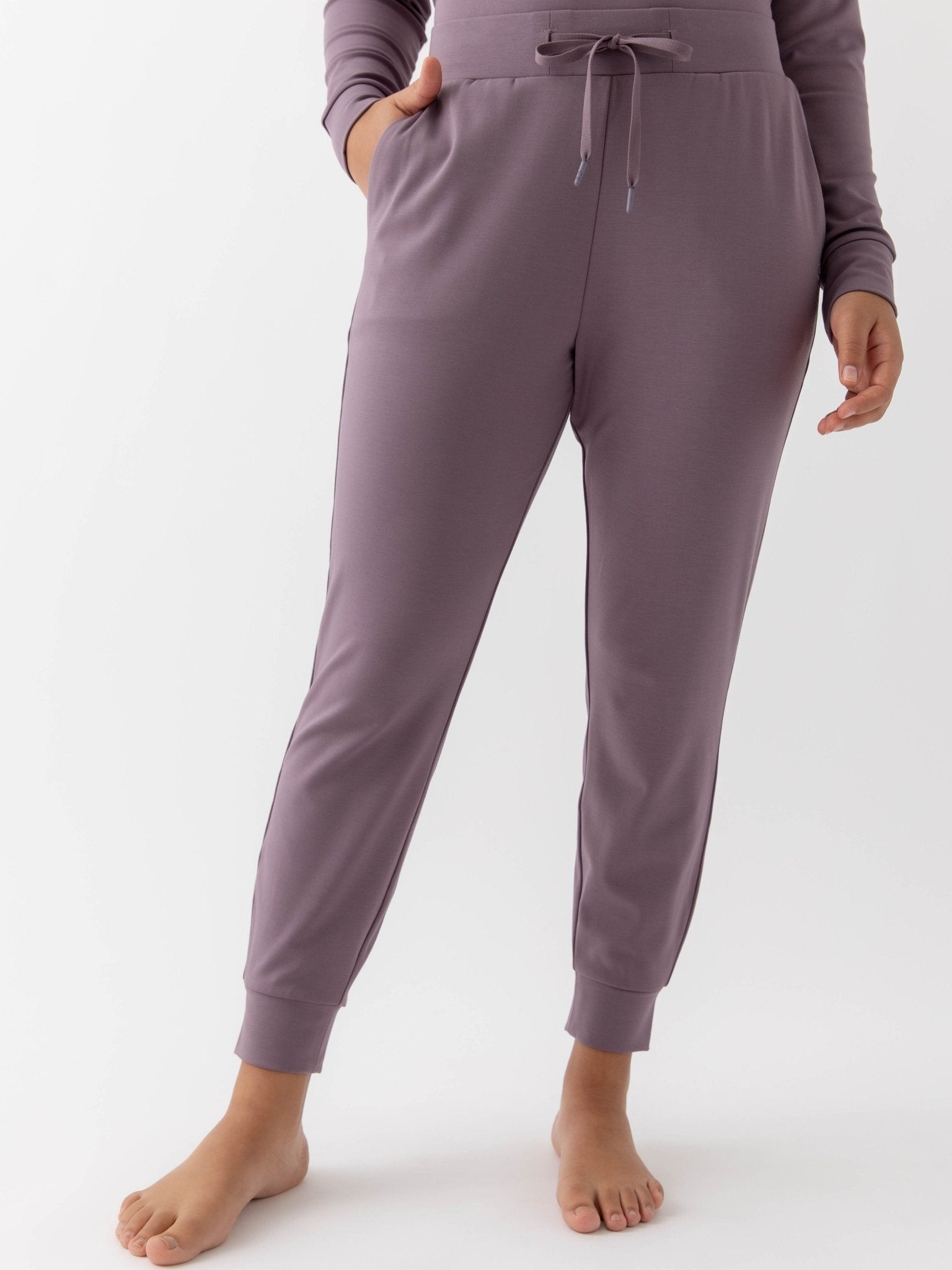 Women's Brushed Bamboo Jogger Set by Cozy Earth at Shirley Shoppe