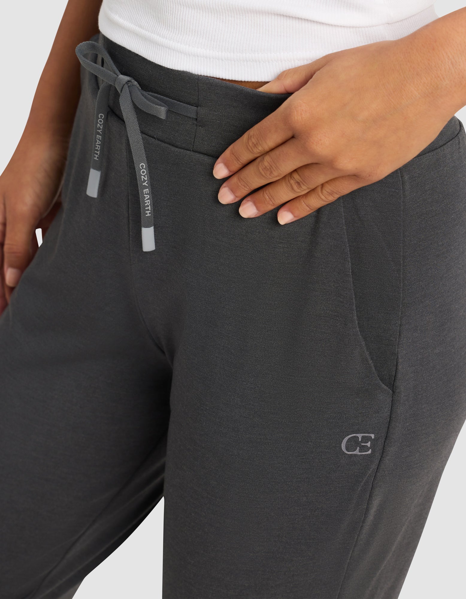 Women's Brushed Bamboo Joggers by Cozy Earth at Shirley Shoppe