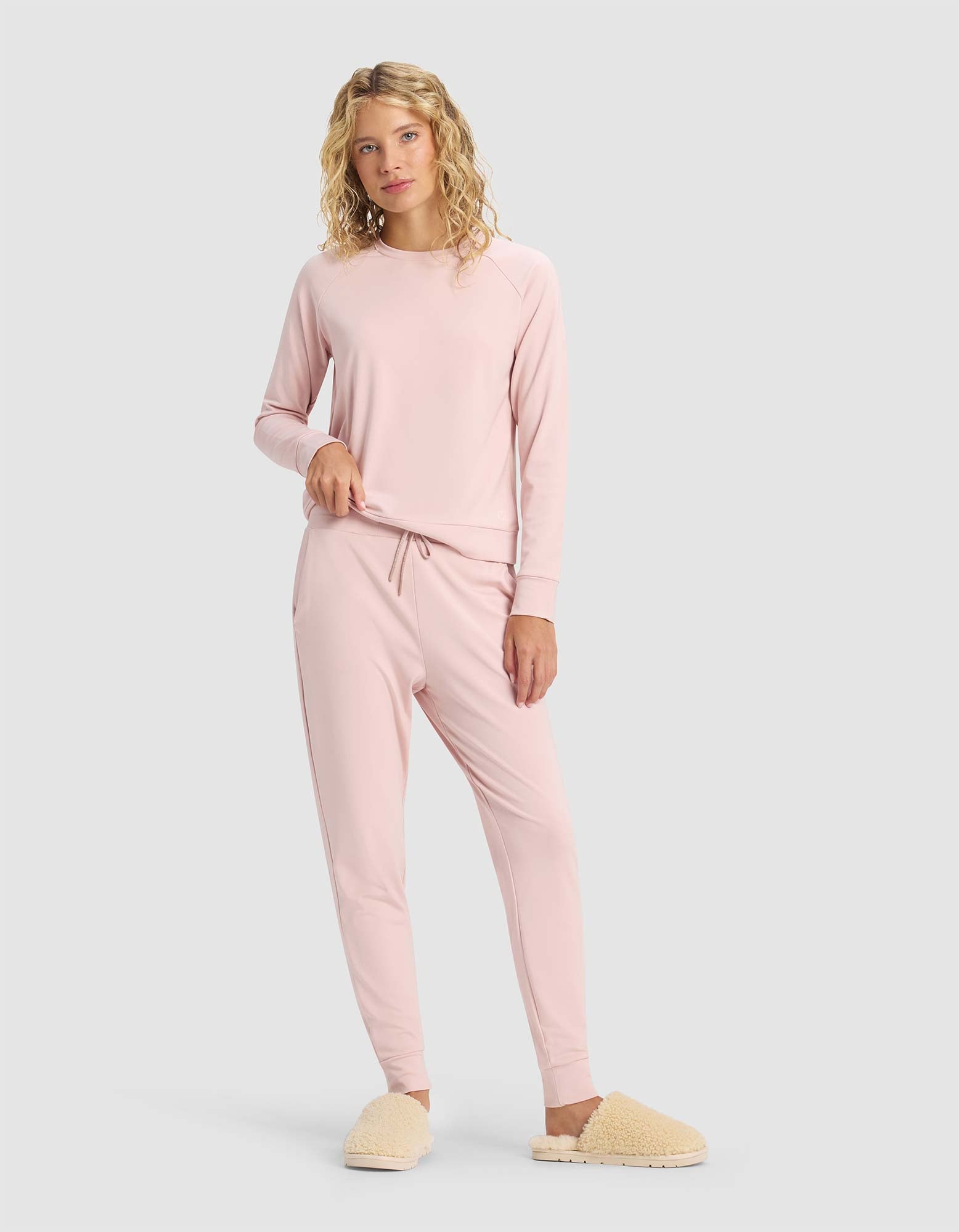 Women's Brushed Bamboo Joggers by Cozy Earth at Shirley Shoppe