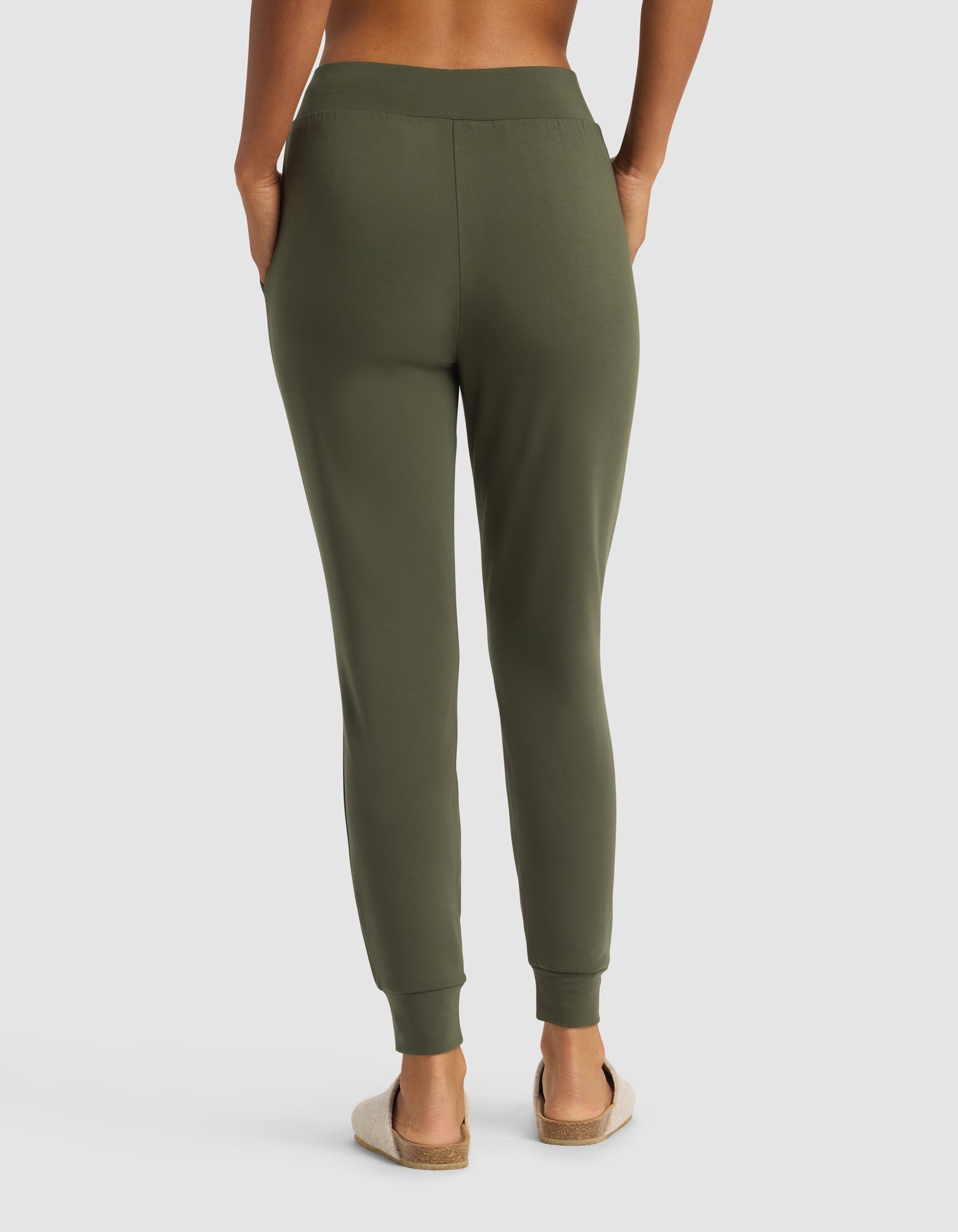 Women's Brushed Bamboo Joggers by Cozy Earth at Shirley Shoppe