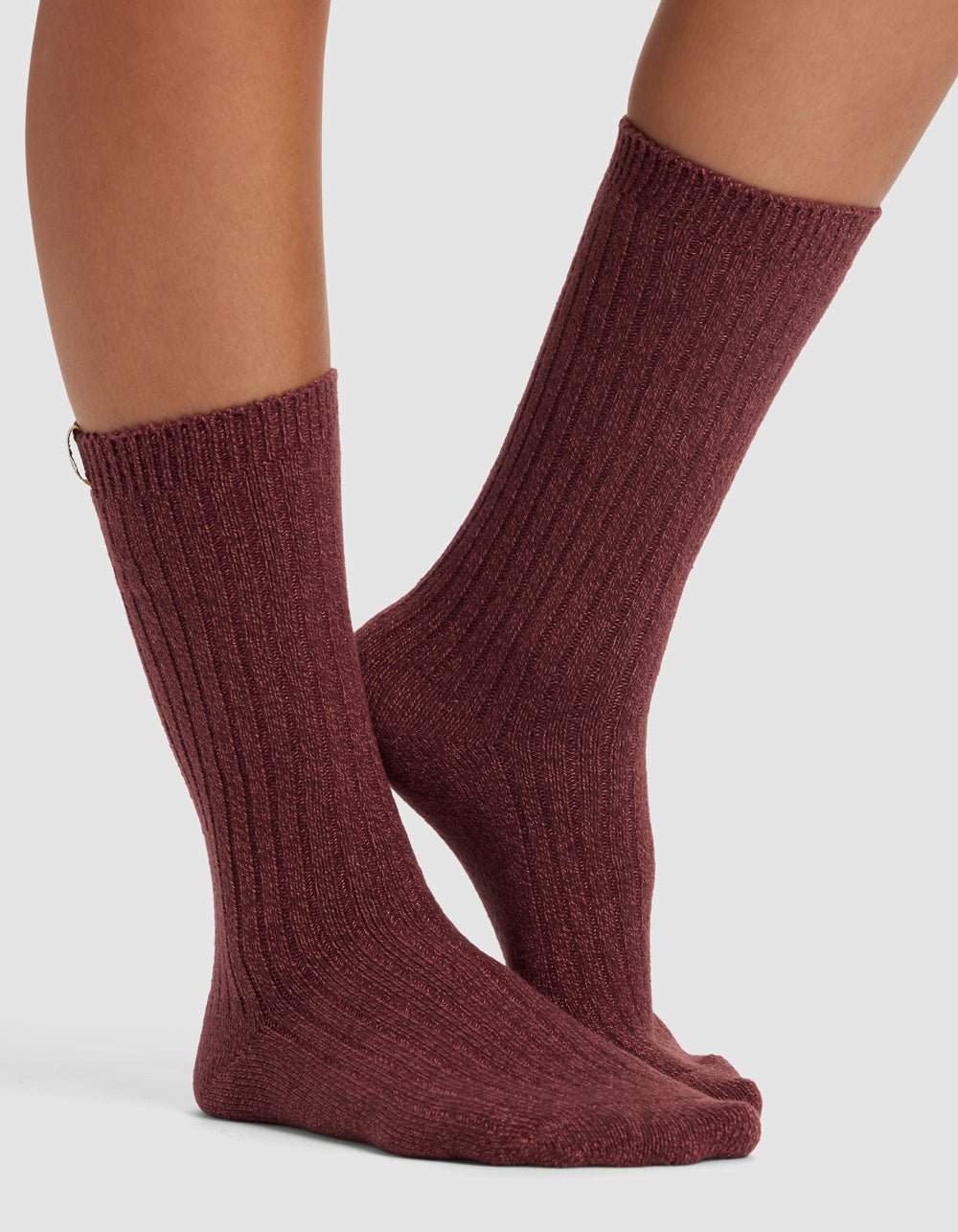 Women's Plush Lounge Calf Sock 3-Pack by Cozy Earth at Shirley Shoppe