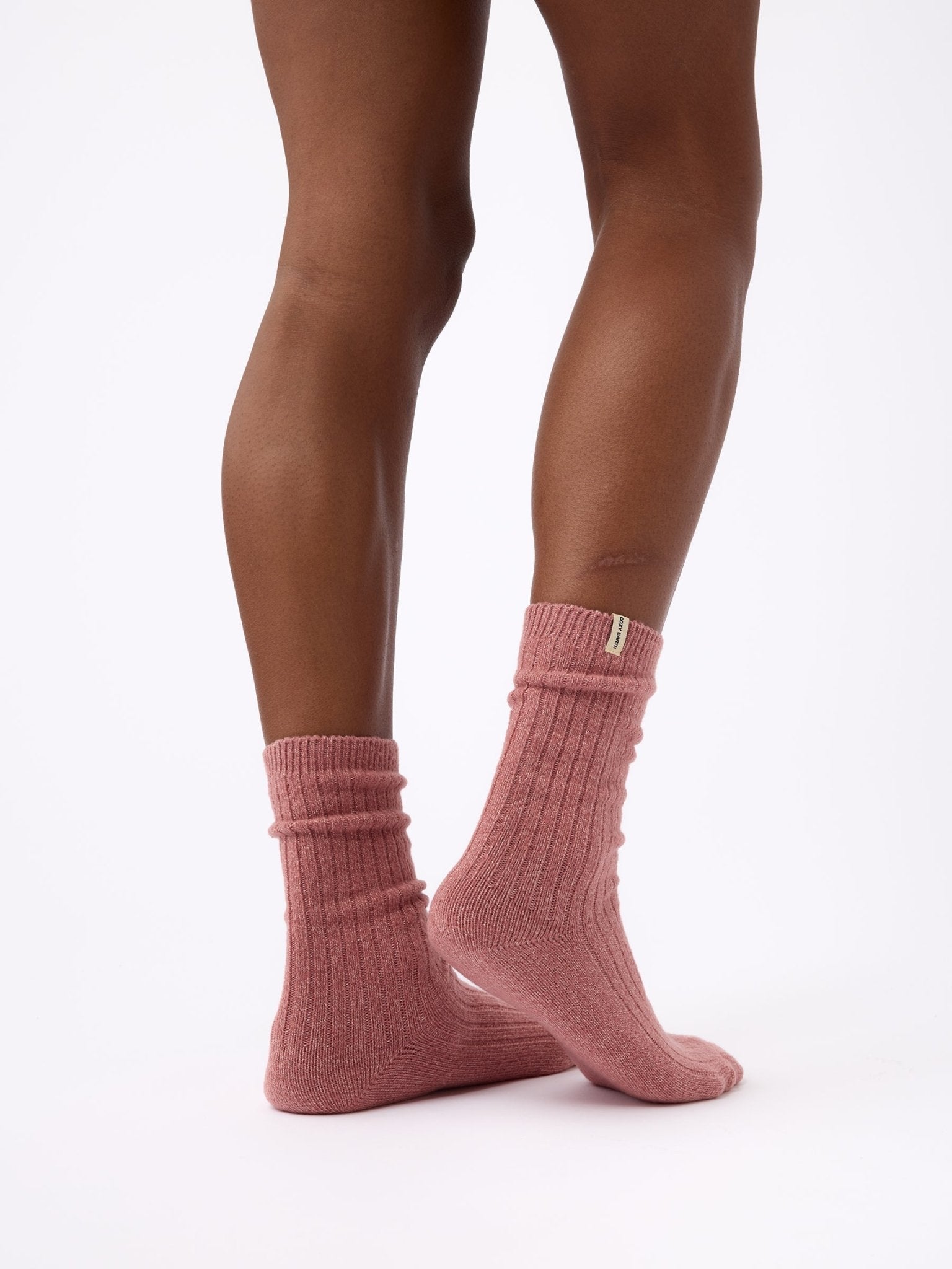 Women's Plush Lounge Calf Sock 3-Pack by Cozy Earth at Shirley Shoppe