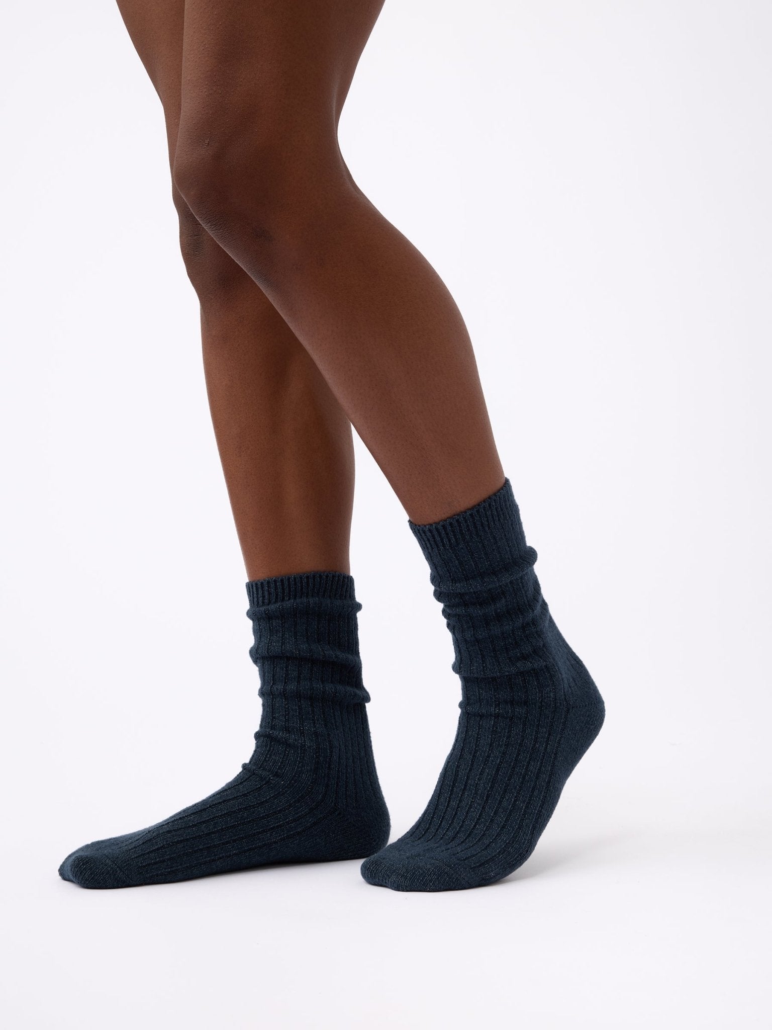 Women's Plush Lounge Calf Sock 3-Pack by Cozy Earth at Shirley Shoppe
