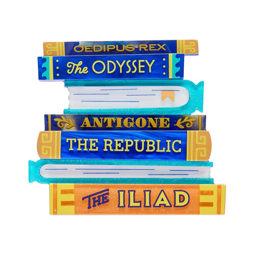 Words of the Wise Brooch by Erstwilder by Quirks! at Shirley Shoppe