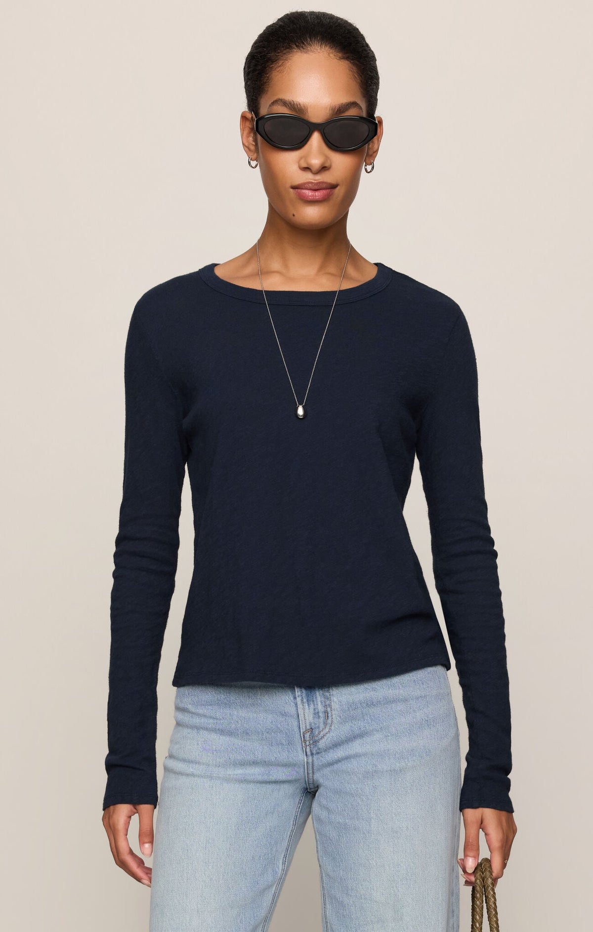 Junie L/S Tee in Eclipse