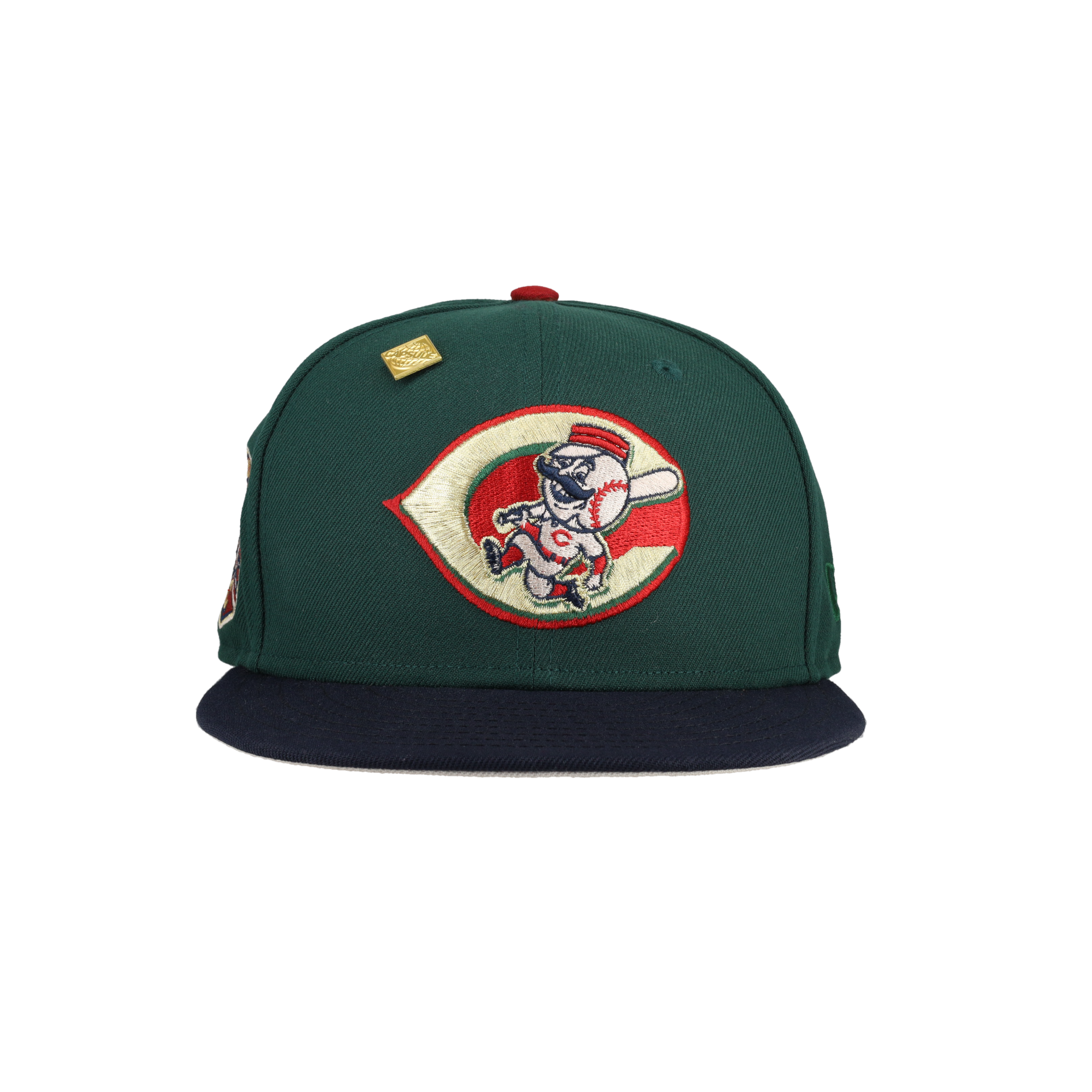 Cincinnati Reds Inaugural Season Patch Green 59Fifty Fitted Hat
