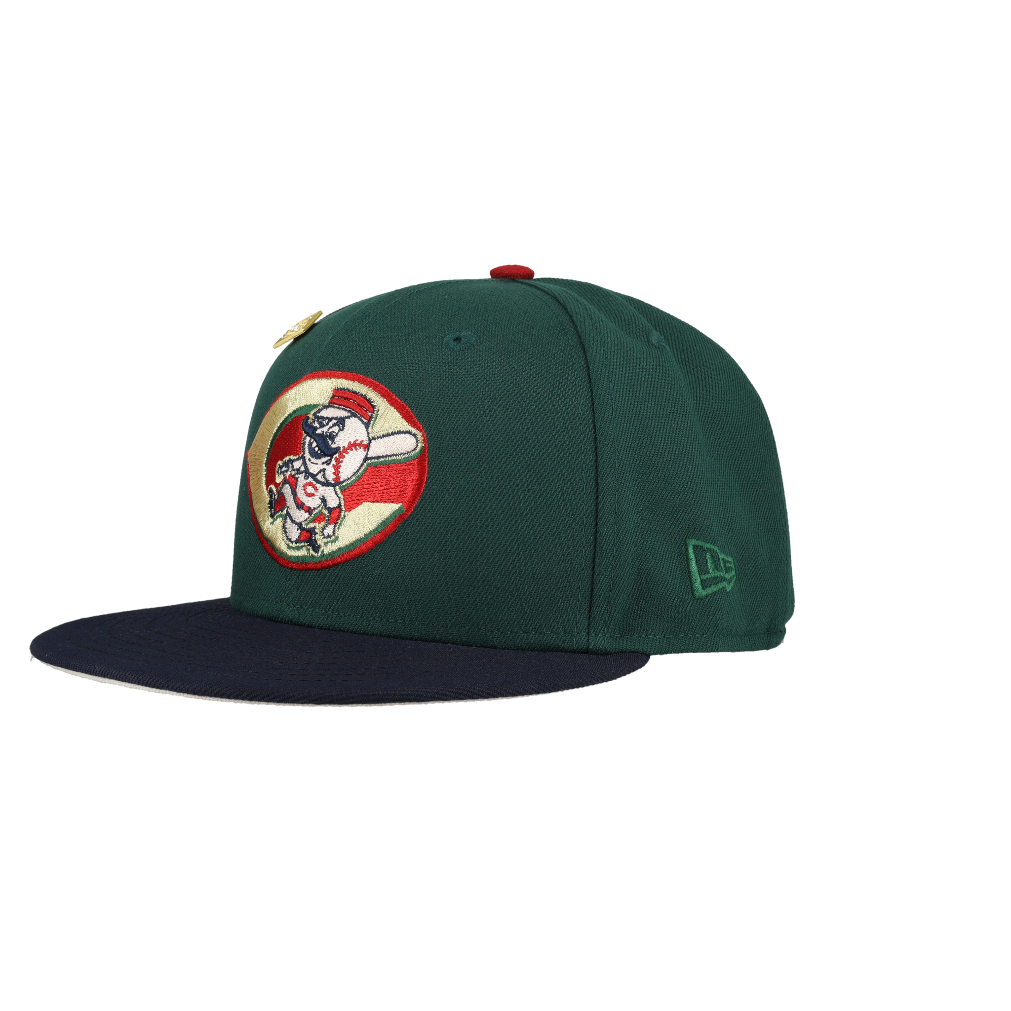 Cincinnati Reds Inaugural Season Patch Green 59Fifty Fitted Hat