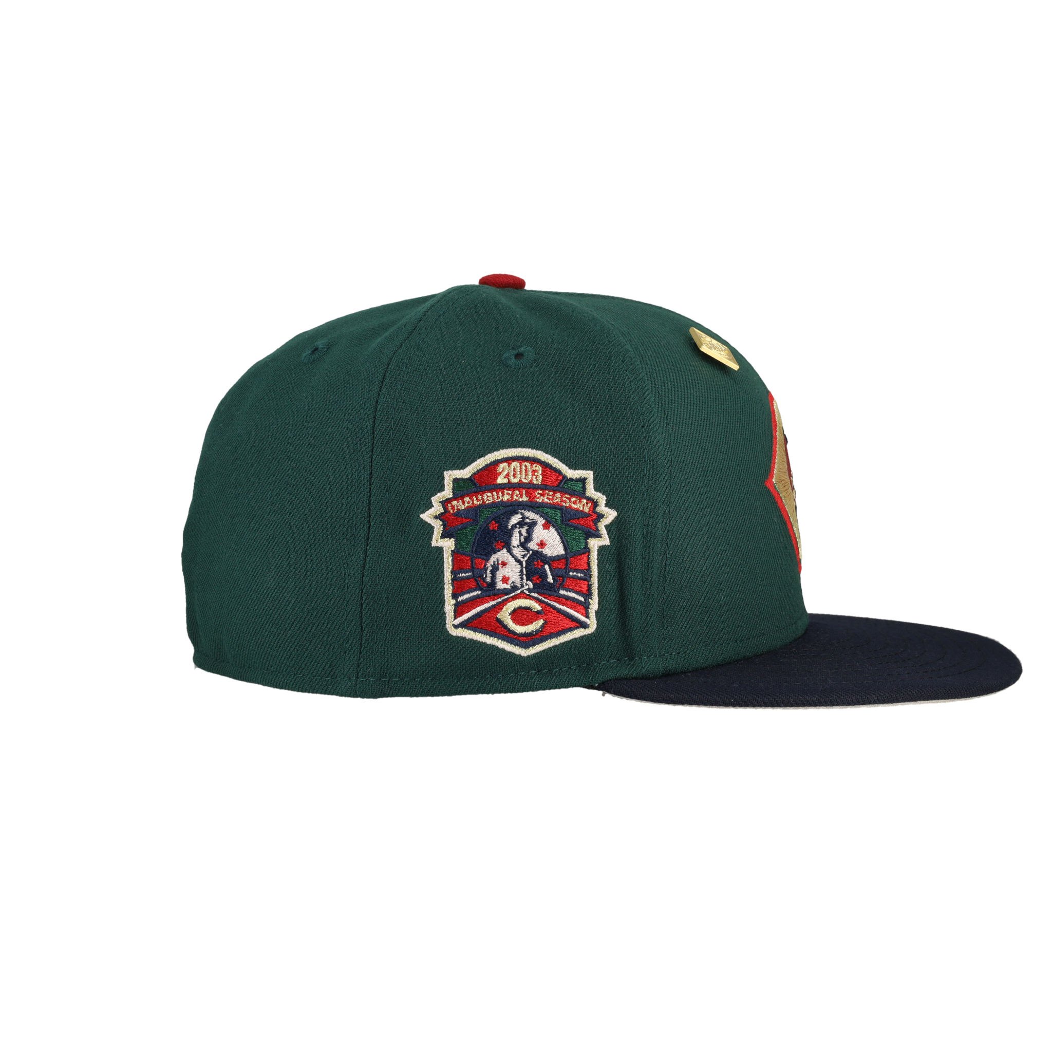 Cincinnati Reds Inaugural Season Patch Green 59Fifty Fitted Hat