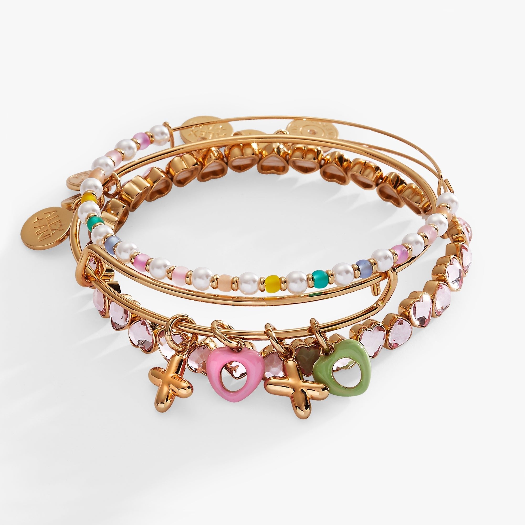 XOXO Bracelet Set of 3 by ALEX AND ANI at Shirley Shoppe