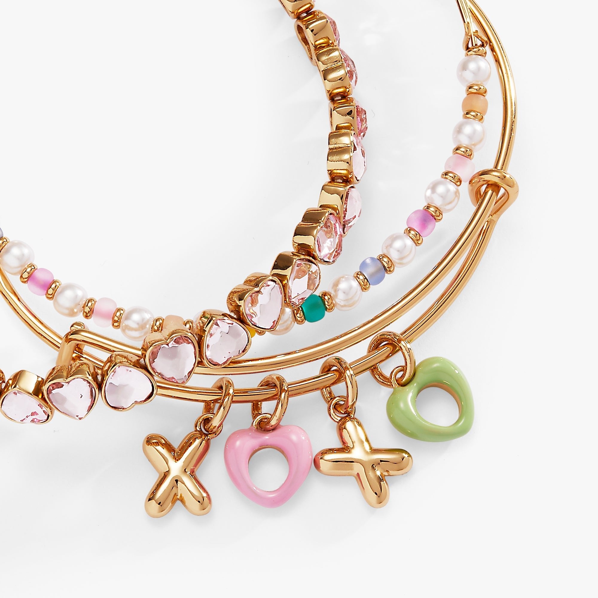 XOXO Bracelet Set of 3 by ALEX AND ANI at Shirley Shoppe