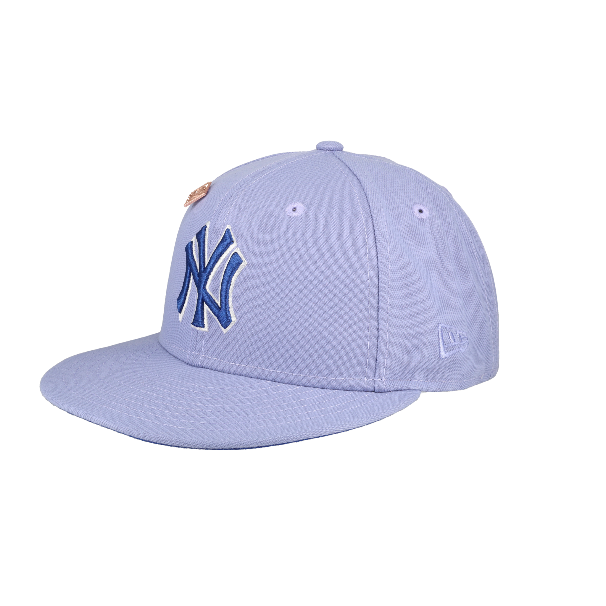 New York Yankees Lavender 2008 All Star Game Patch Fitted Hat