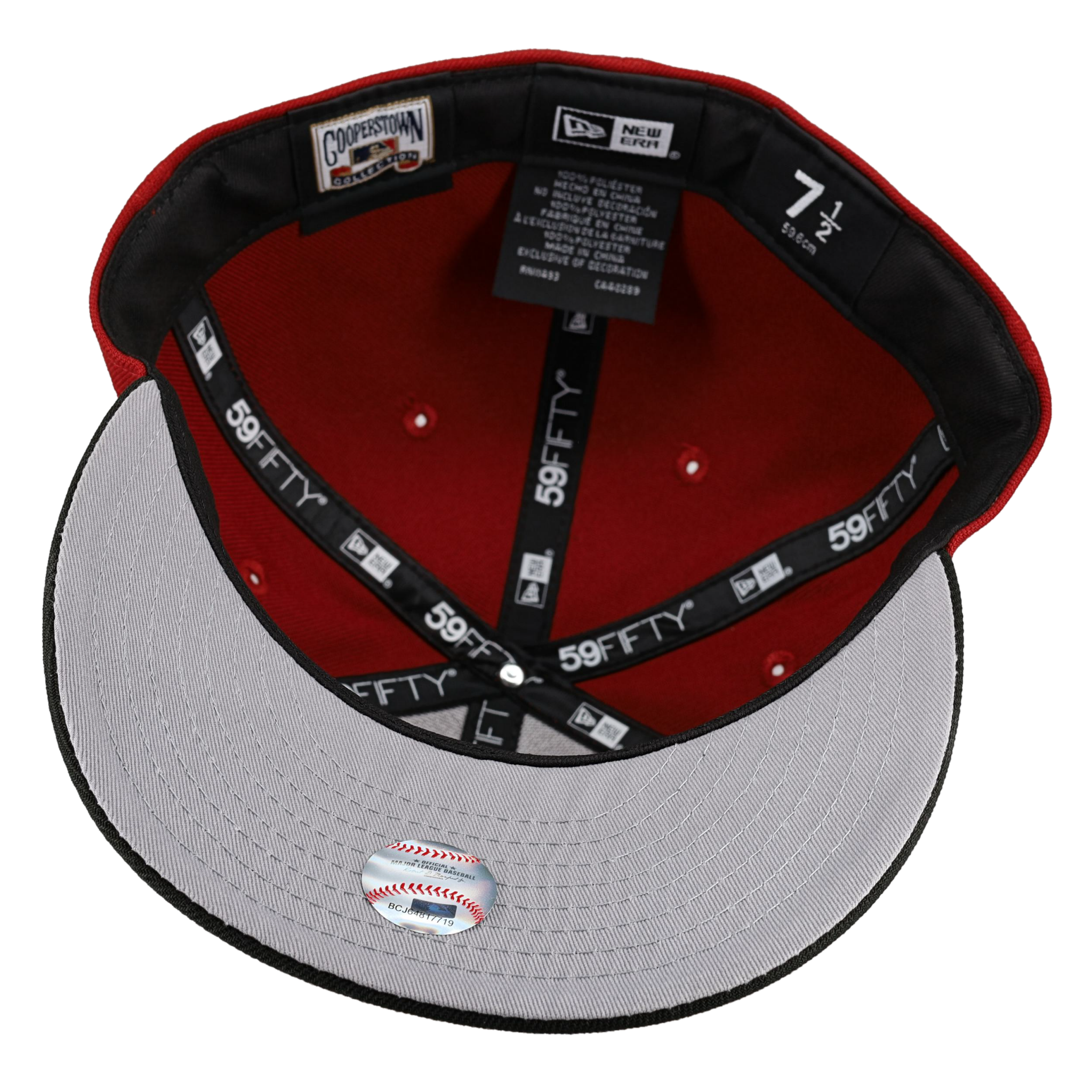 New York Yankees Red 1999 World Series Patch 59Fifty Fitted Hat