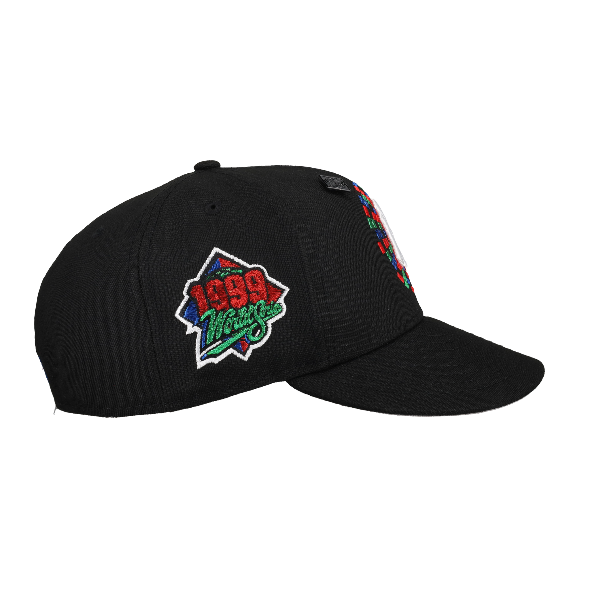 New York Yankees Black 1999 World Series Patch Fitted Hat