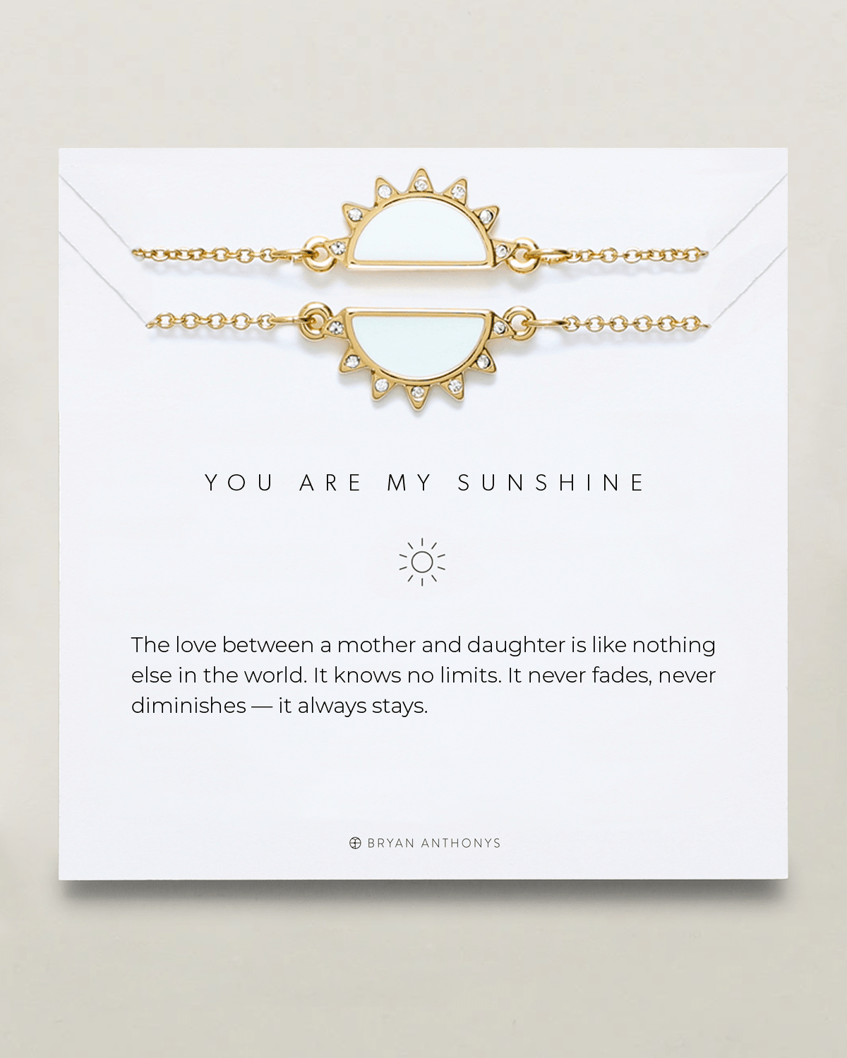 You Are My Sunshine Bracelet Set by Bryan Anthonys at Shirley Shoppe