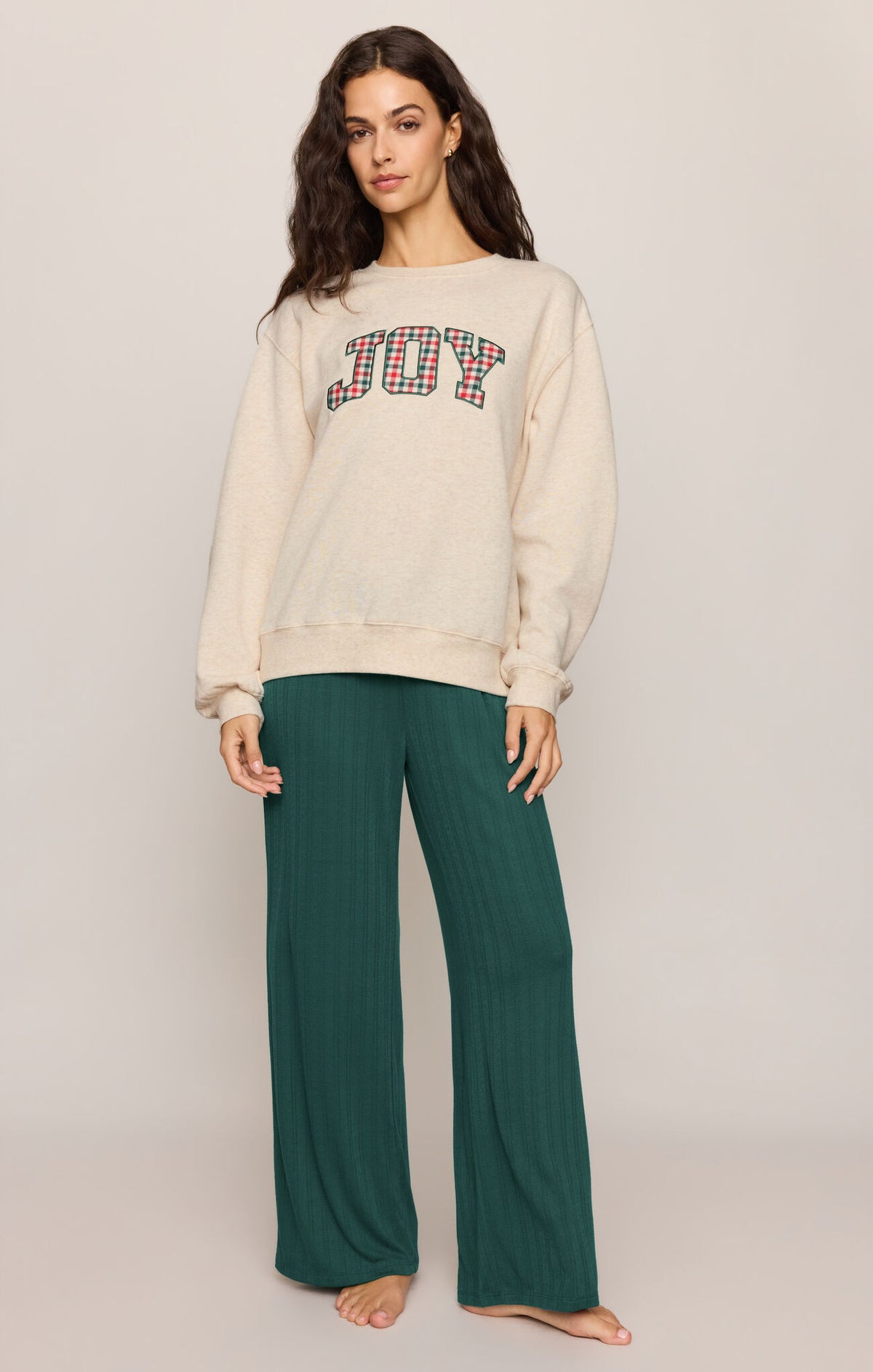 Joy Sweatshirt in Light Oatmeal Heather