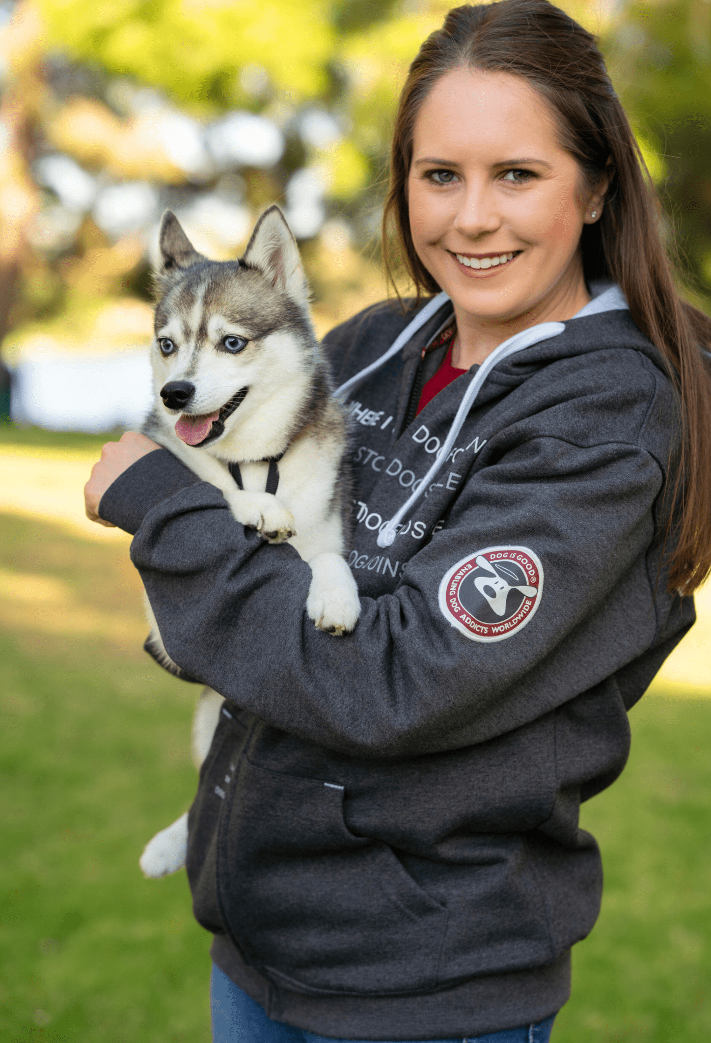 Zip Hoodie: Dog Codependent by Dog is Good at Shirley Shoppe