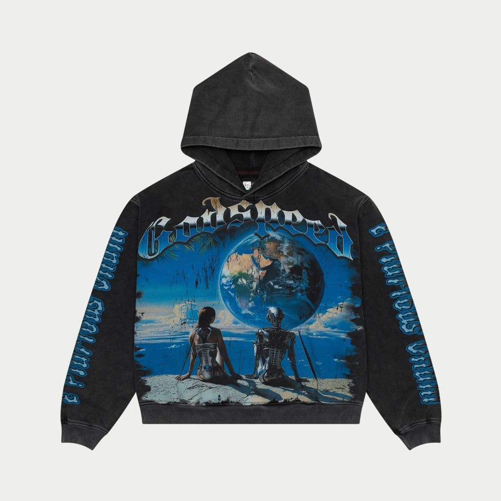 Godspeed Artificial Love Hoodie Black Wash