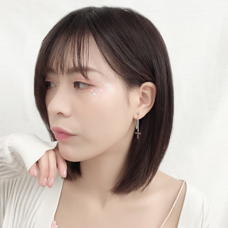 Gu Retro Style Design Sense Female Niche Cool Handsome Earrings