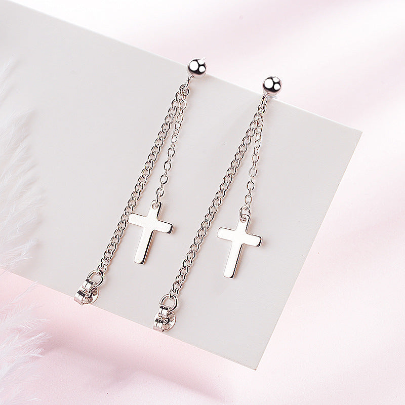 Gu Retro Style Design Sense Female Niche Cool Handsome Earrings