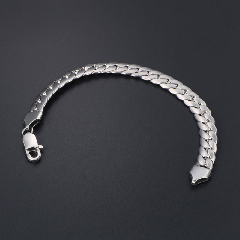 Men's Stainless Steel Fashion Simple Ultra Bracelet