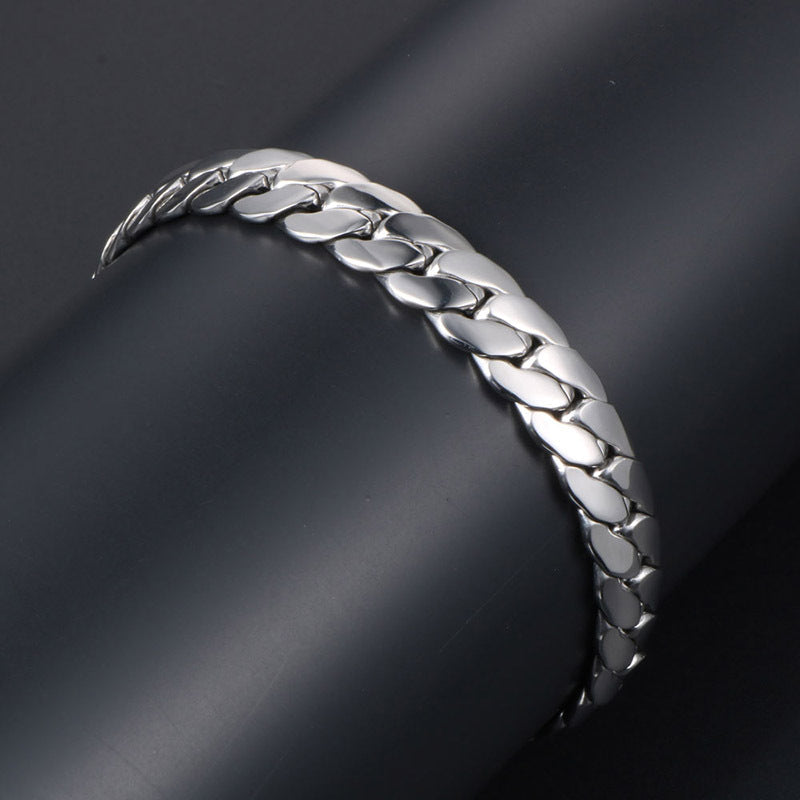 Men's Stainless Steel Fashion Simple Ultra Bracelet