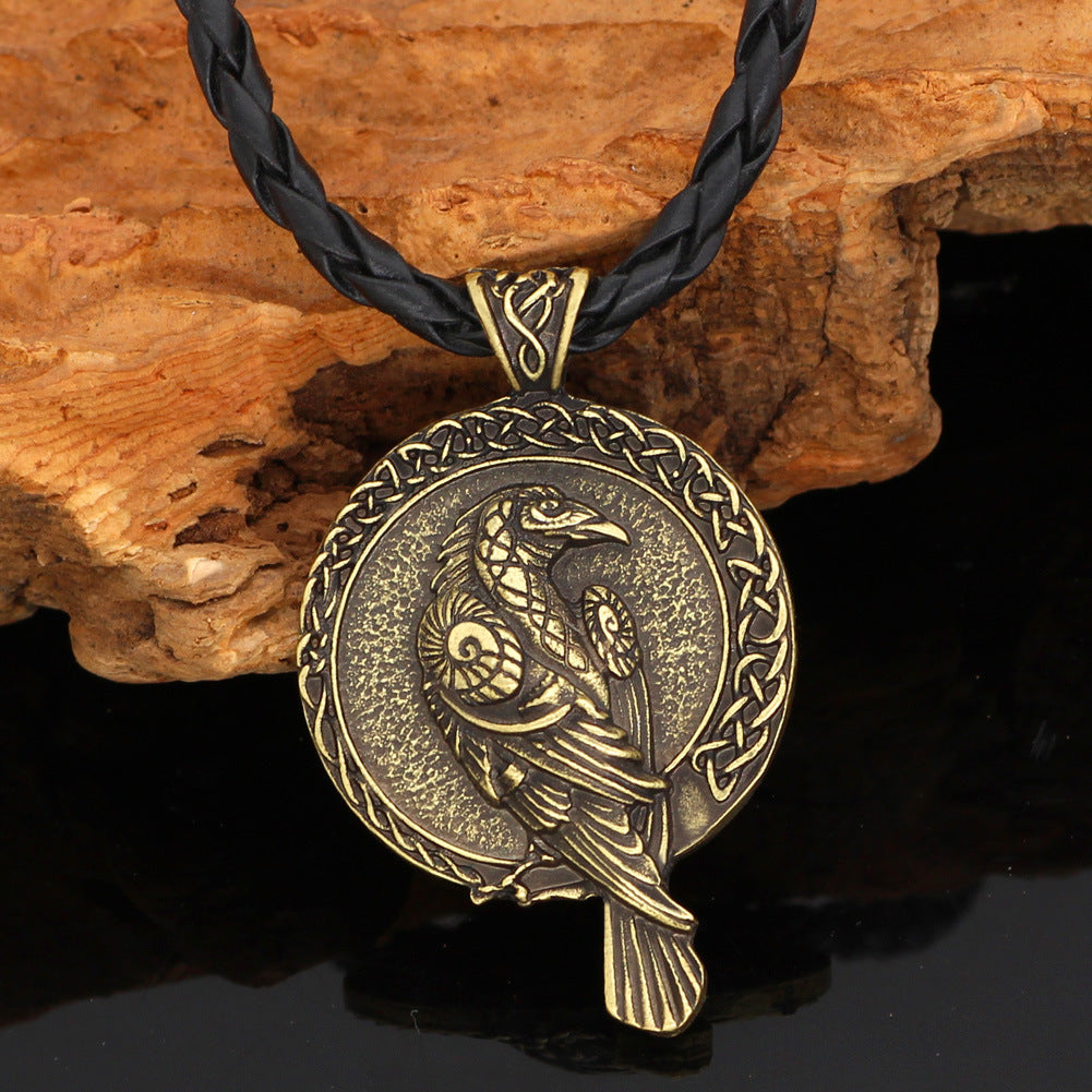 Women's & Men's Viking Logo Crow Vintage For Trendy Sweater Pendants