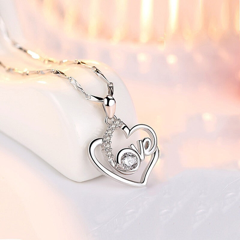 Female Clavicle Chain Love Valentine's Day Pendant