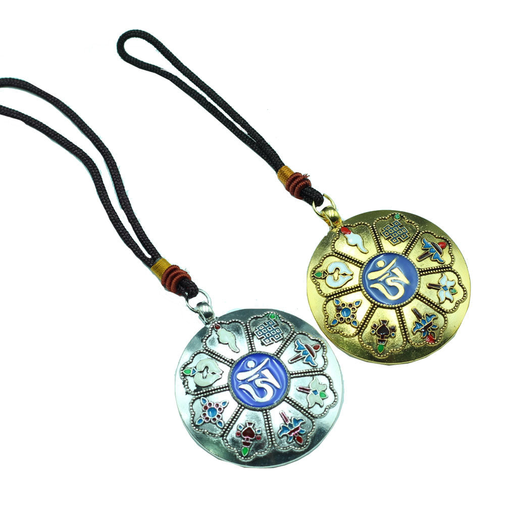 Ethnic Style Bags Tag Twee Zodiac Eight Treasures Protective Talisman Pendants
