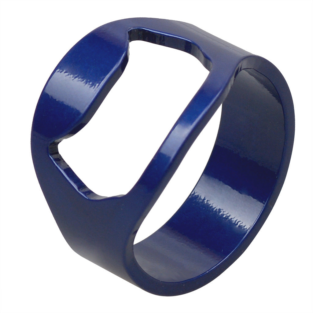 Men's Creative Stainless Steel Bottle Opener Lettering Rings