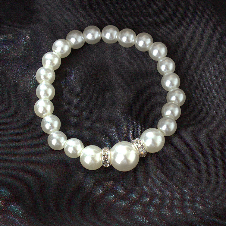 New Trendy Popular Diamond Rhinestone Pearl Bracelets