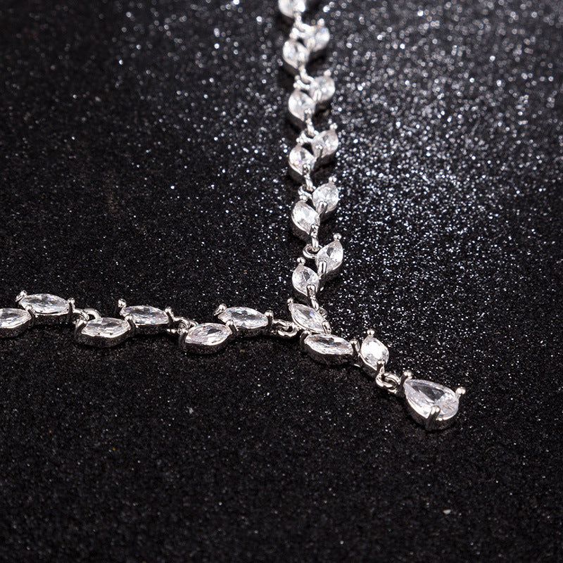 Banquet Zircon Fashion Style Bridal Dress Car Rings