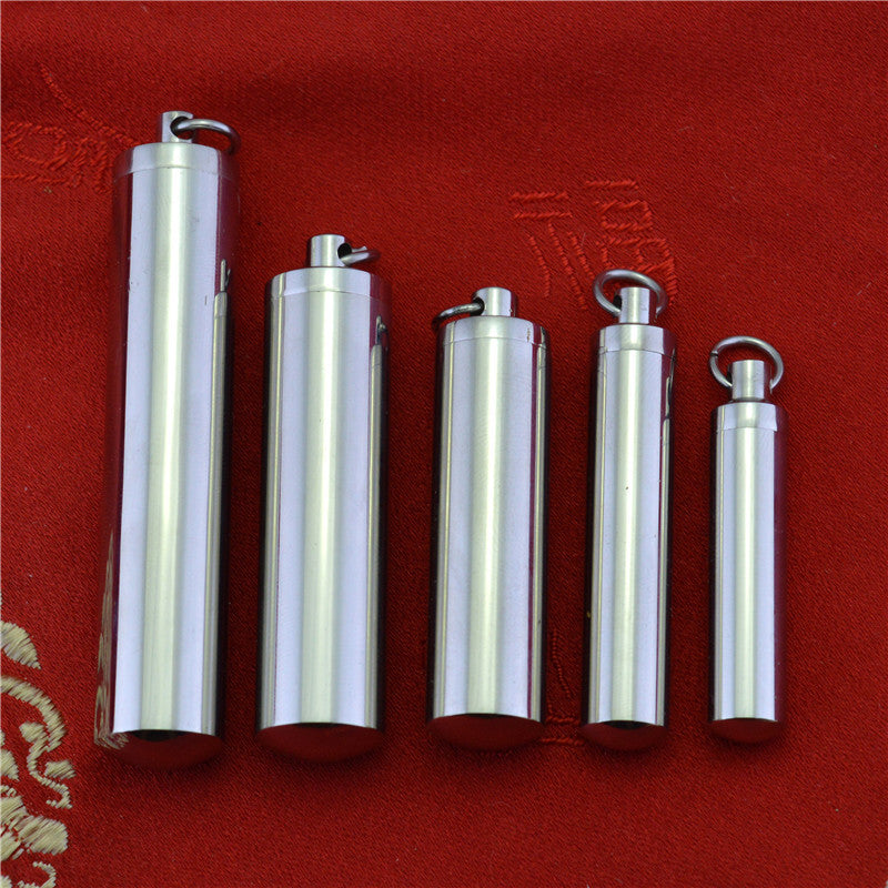 Creative Perfume Bottle Personality Simple Token Ing Stainless Necklace