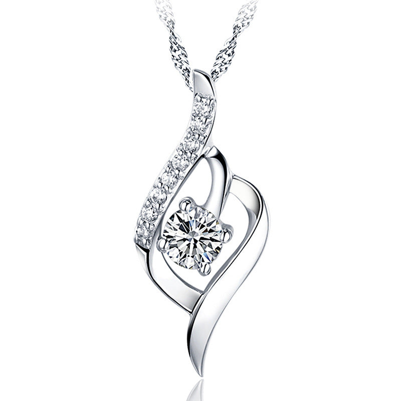 Feather Of Heaven Link Korean Crystal Allure Pendant