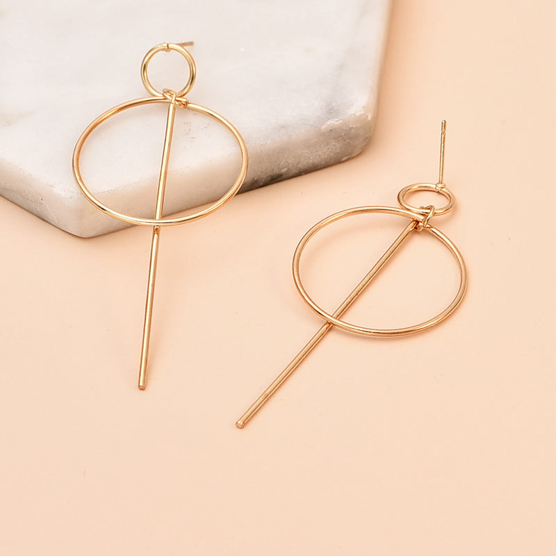 Popular Fashion Fashionmonger Simple Round Circle Earrings