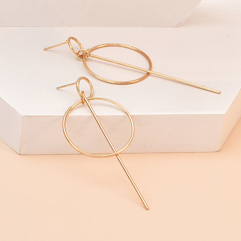 Popular Fashion Fashionmonger Simple Round Circle Earrings