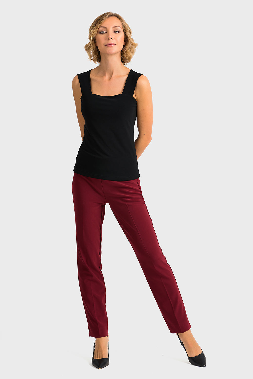 Joseph Ribkoff Black Classic Square Neck Cami Style 143132