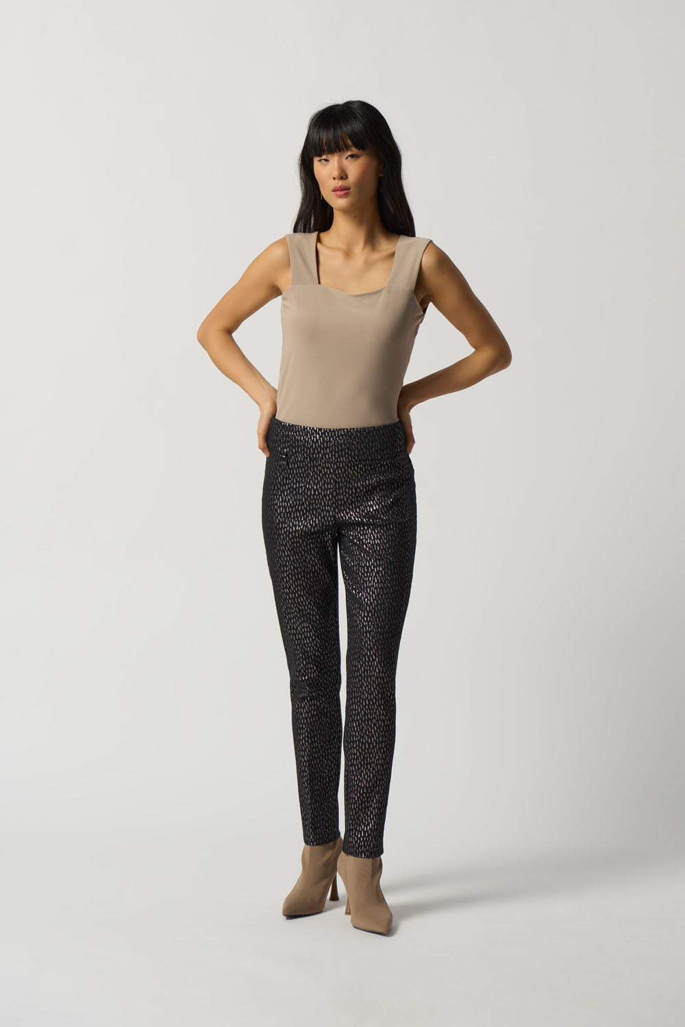 Joseph Ribkoff Latte Classic Square Neck Cami Style 143132TT