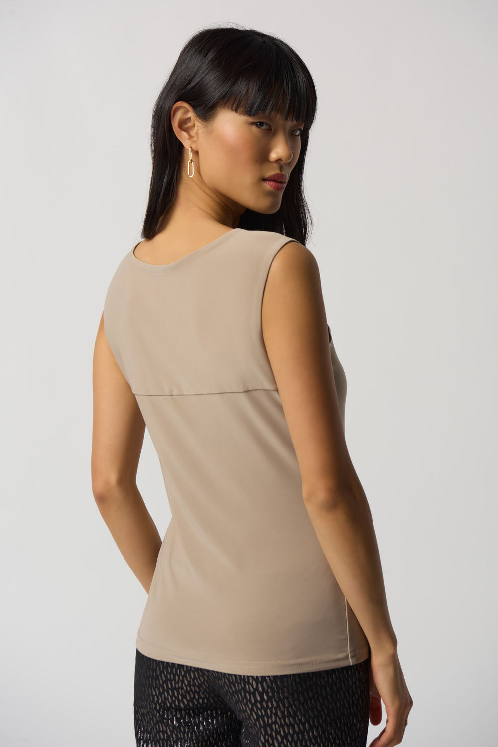 Joseph Ribkoff Latte Classic Square Neck Cami Style 143132TT
