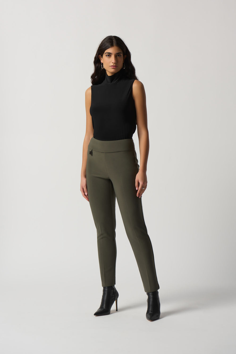 Joseph Ribkoff Avocado Classic Tailored Slim Pant Style 144092TT