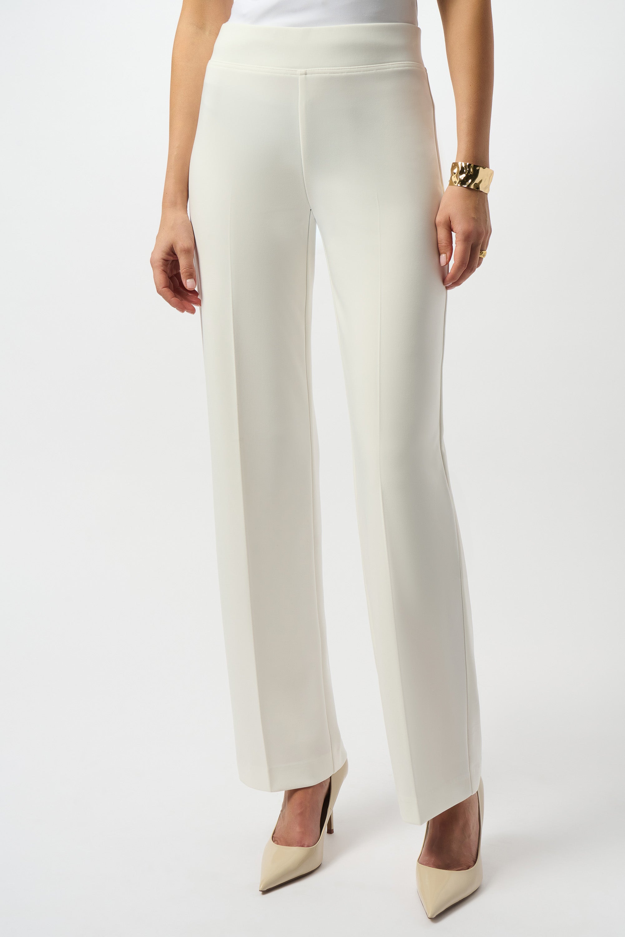 Joseph Ribkoff Mocha Classic Wide-Leg Pants Style 153088F25