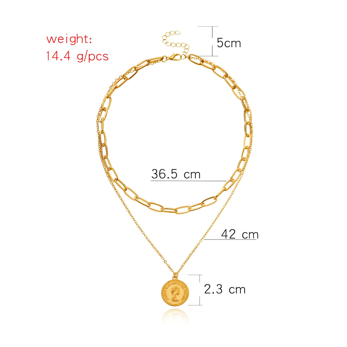 Women's Pattern Chain Punk Style Street Beauty Necklace