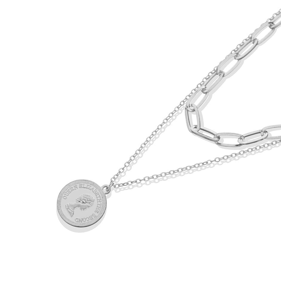 Women's Pattern Chain Punk Style Street Beauty Necklace