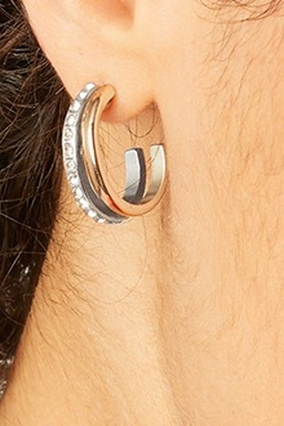 Brighton Neptune's Rings Post Hoop Earrings